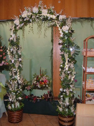 Floristería Miraverd decoración en hotel de boda