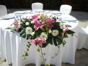 Floristería Miraverd mesa