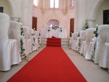 Floristería Miraverd pasillo para llegar al artar